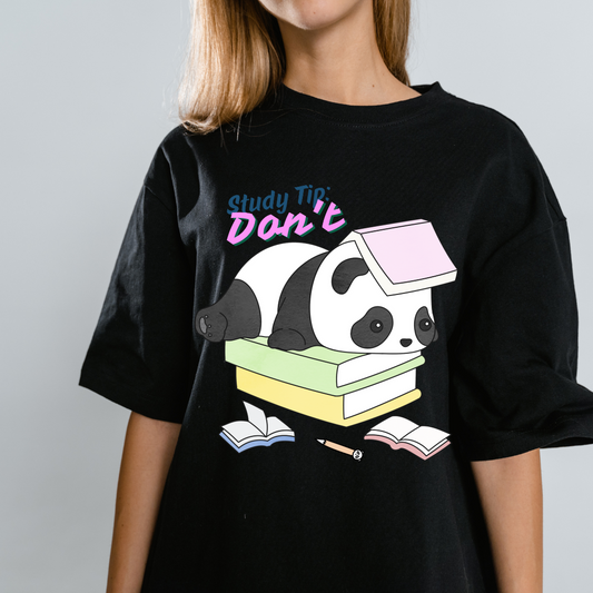 Study Panda Unisex Oversized Standard T-Shirt