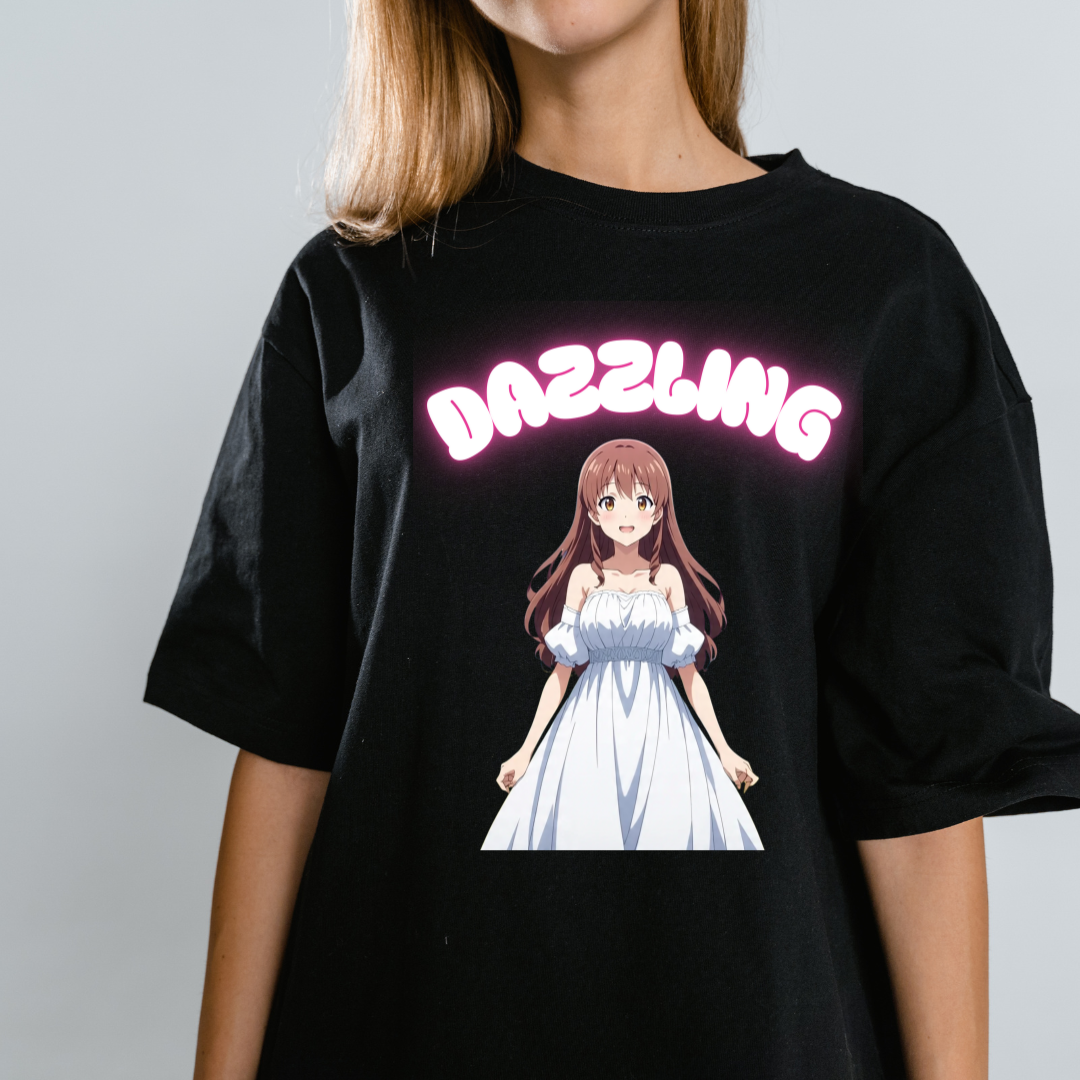 Dazzling Girl Oversized Standard T-Shirt