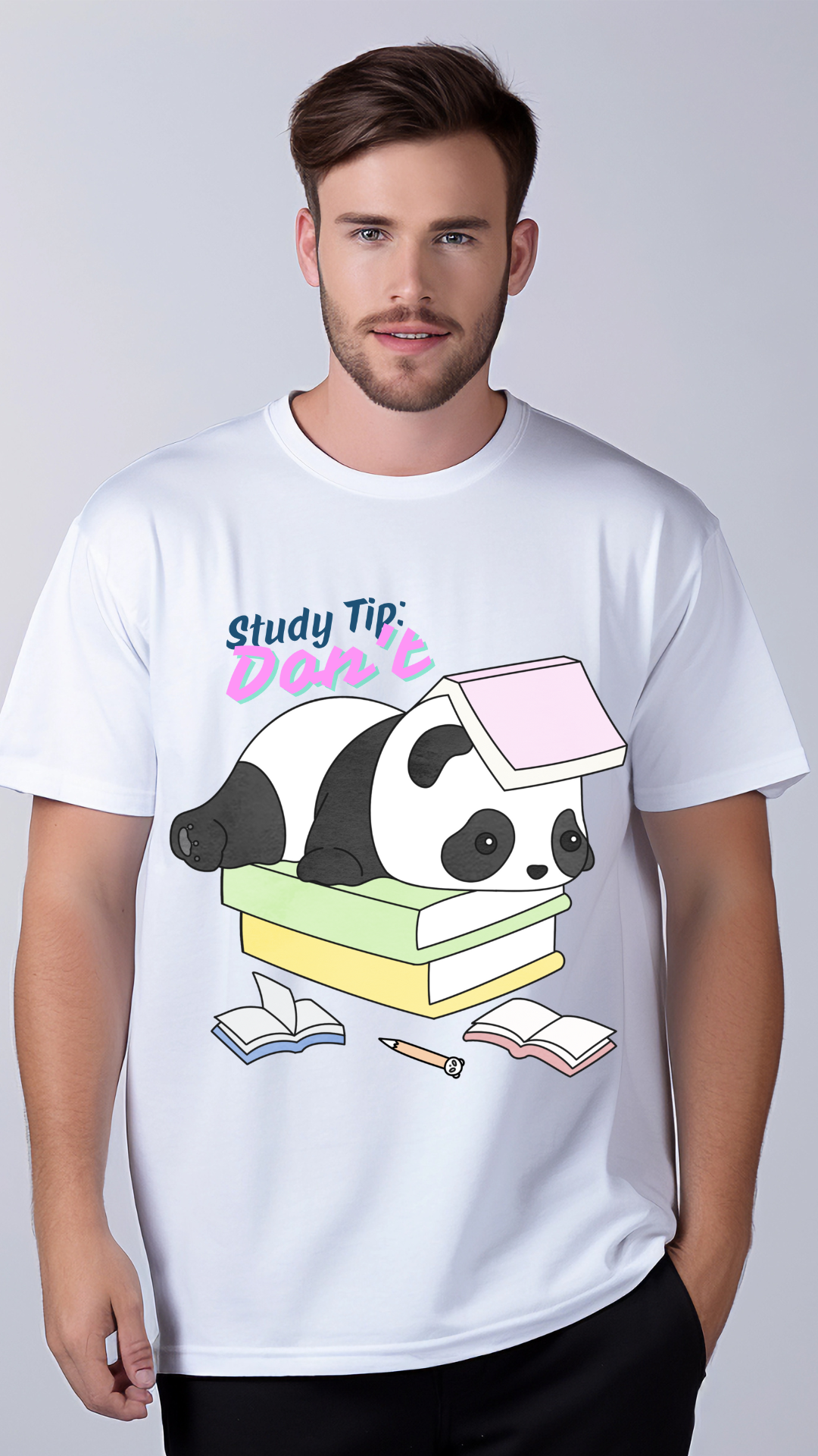 Study Panda Unisex Oversized Standard T-Shirt