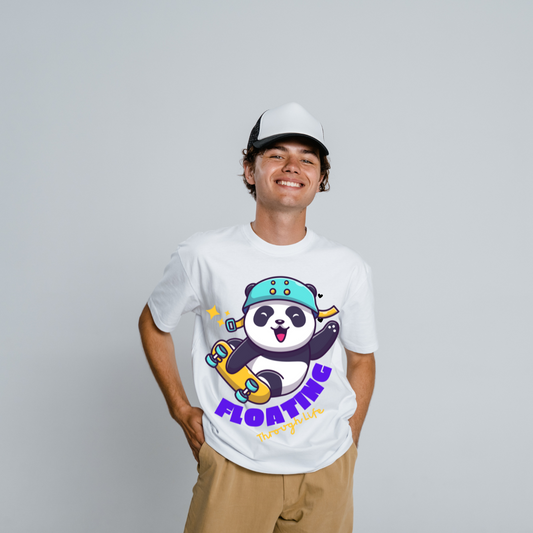 Floating Panda Unisex Oversized Standard T-Shirt